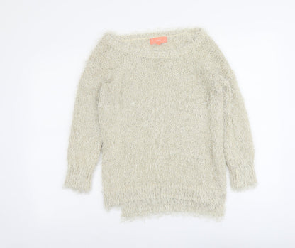 Womens UK Size S NEXT Beige Pullover Jumper
