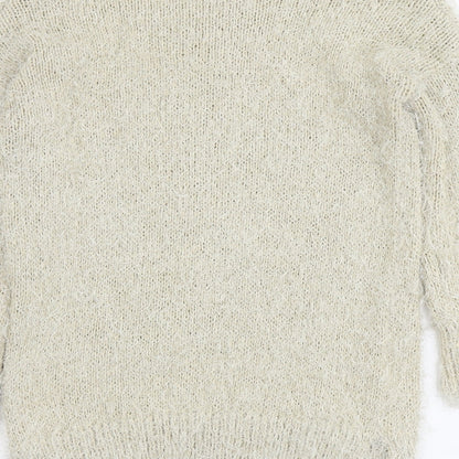 Womens UK Size S NEXT Beige Pullover Jumper