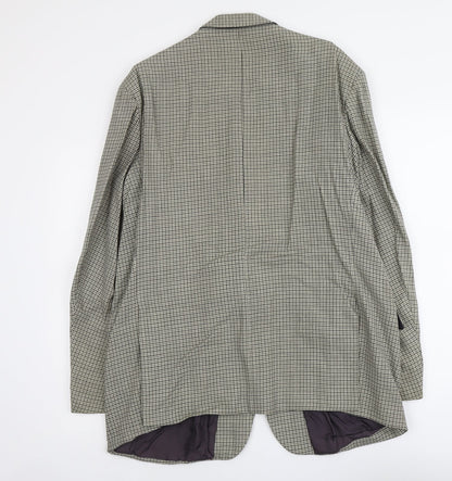 Mens UK Size L Debenhams Regular Beige Suit Jacket