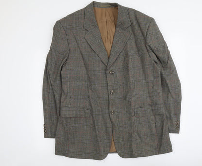 Mens UK Size L Di Caprio Regular Brown Suit Jacket