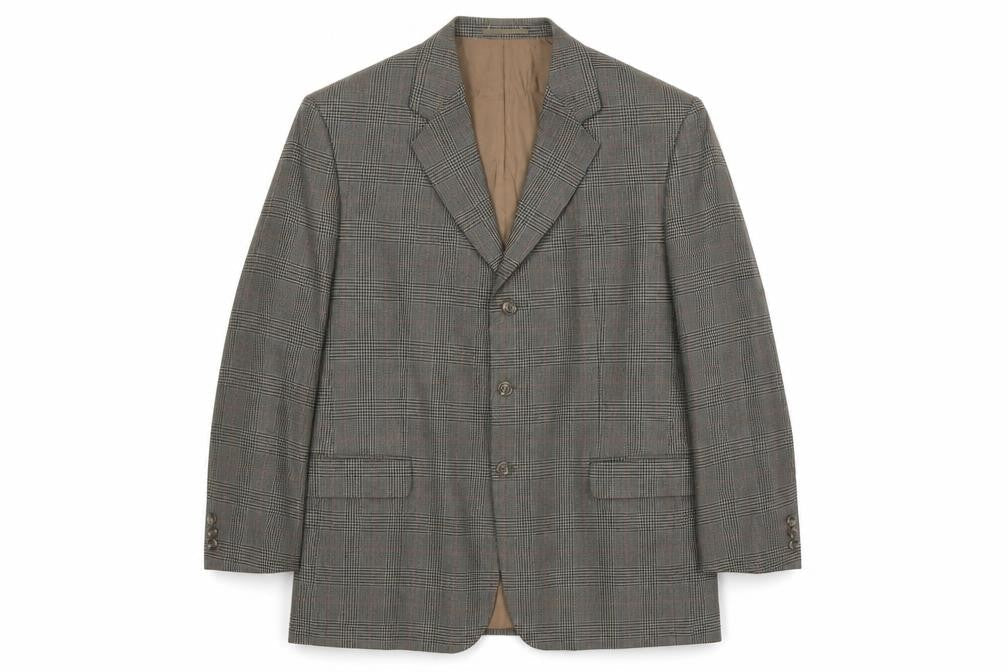 Mens UK Size L Di Caprio Regular Brown Suit Jacket