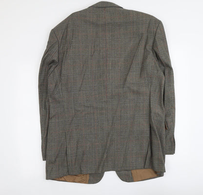 Mens UK Size L Di Caprio Regular Brown Suit Jacket