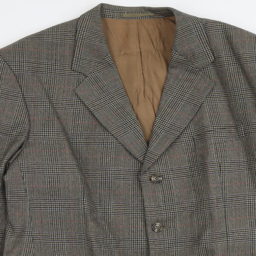 Mens UK Size L Di Caprio Regular Brown Suit Jacket