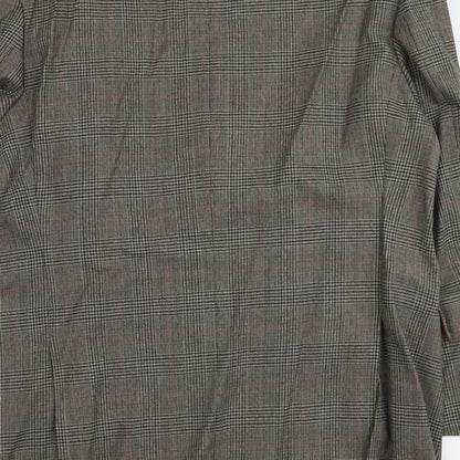 Mens UK Size L Di Caprio Regular Brown Suit Jacket