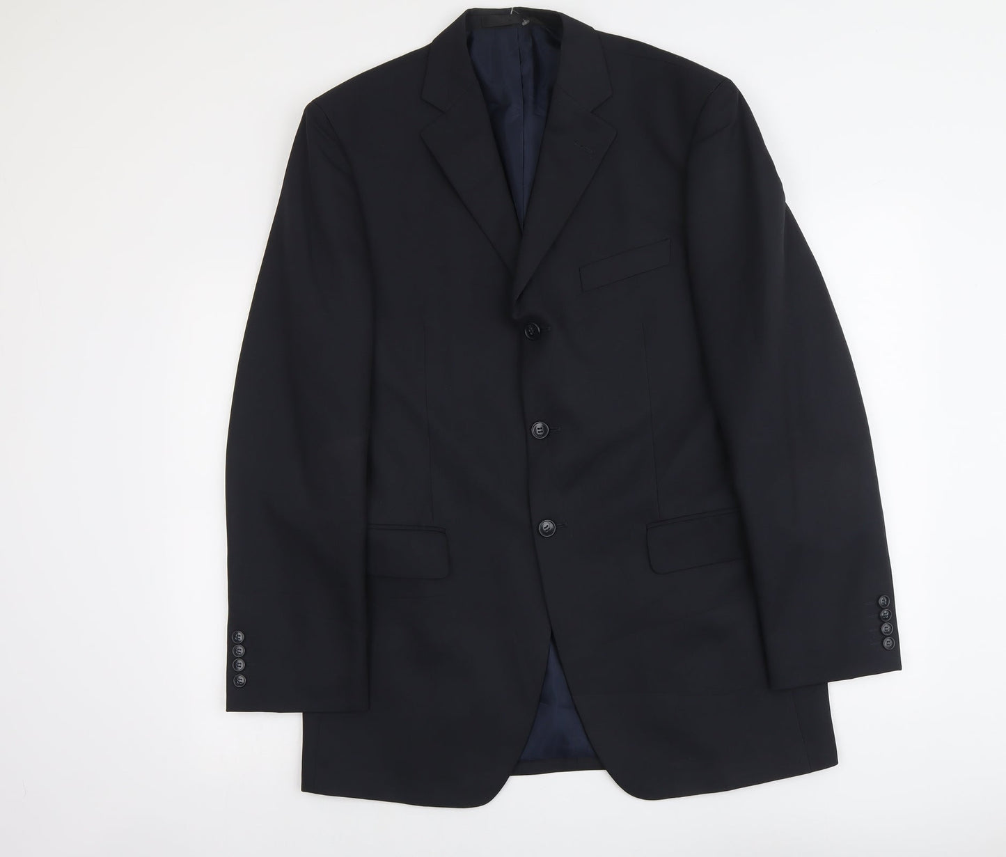 Mens UK Size M Marks and Spencer Regular Blue Suit Jacket