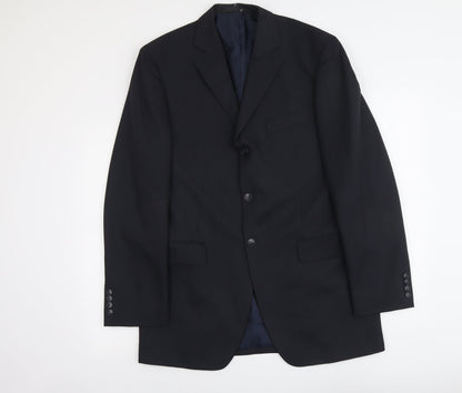 Mens UK Size M Marks and Spencer Regular Blue Suit Jacket
