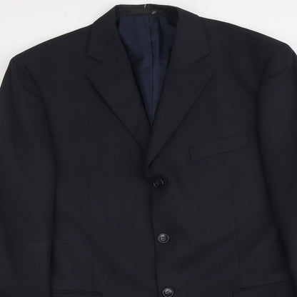Mens UK Size M Marks and Spencer Regular Blue Suit Jacket