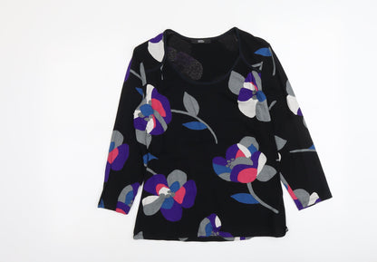 Womens UK Size 8 Marks and Spencer Black Basic Blouse