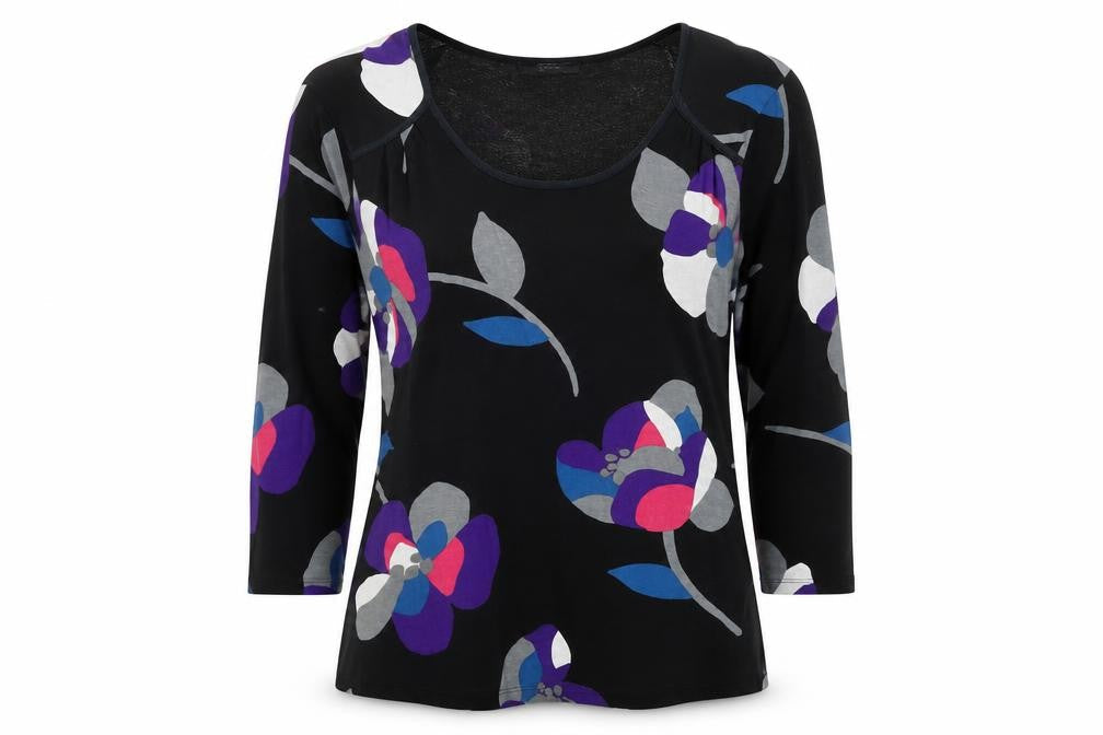 Womens UK Size 8 Marks and Spencer Black Basic Blouse