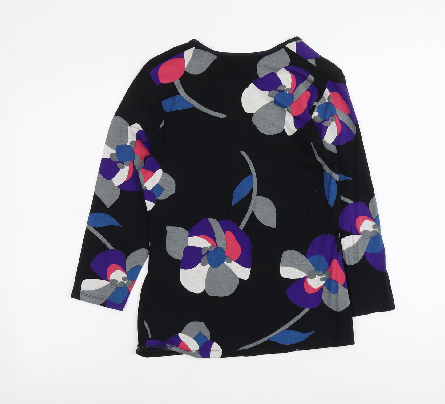 Womens UK Size 8 Marks and Spencer Black Basic Blouse