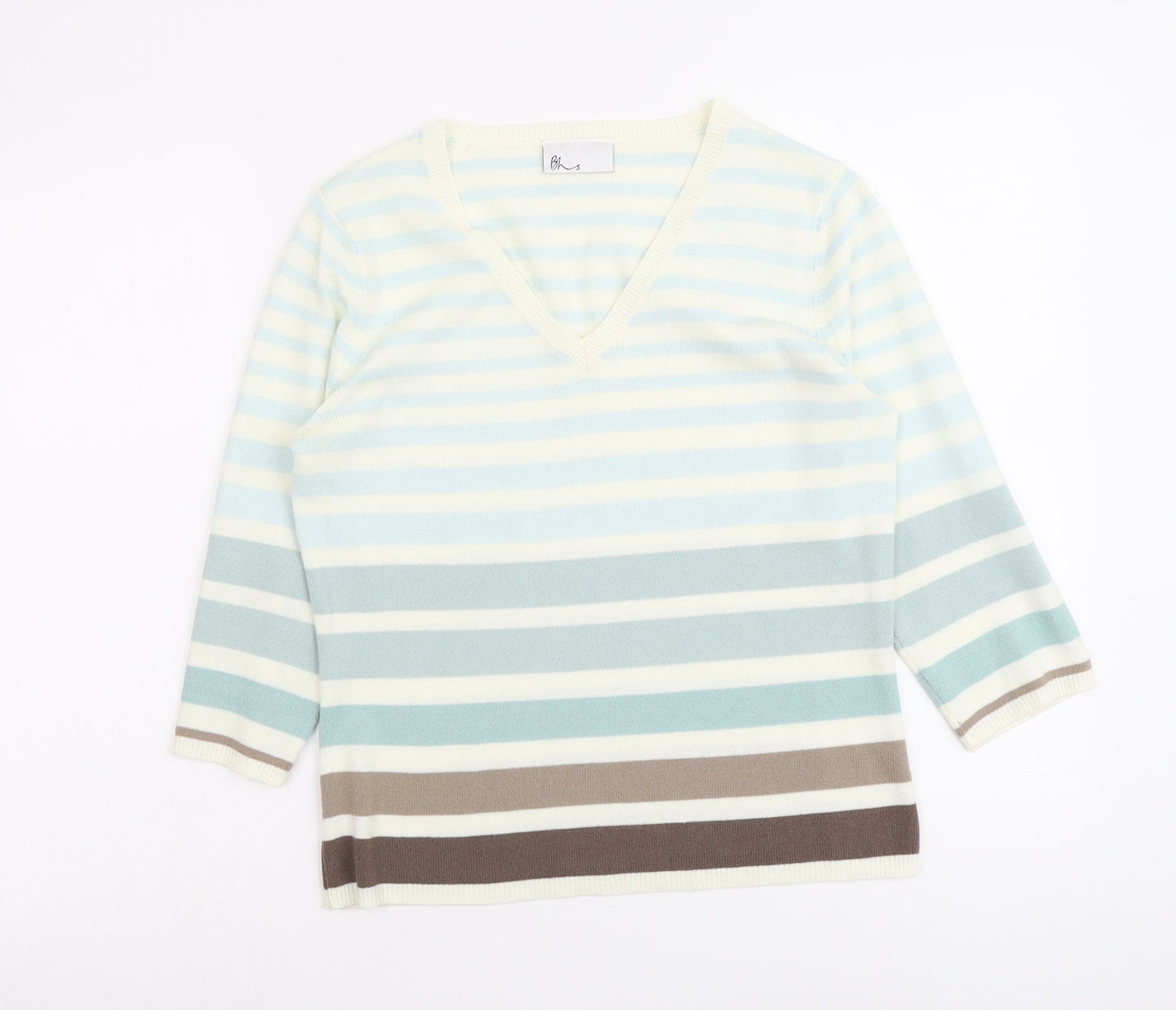 Womens UK Size 10 BHS Multicoloured Pullover Jumper