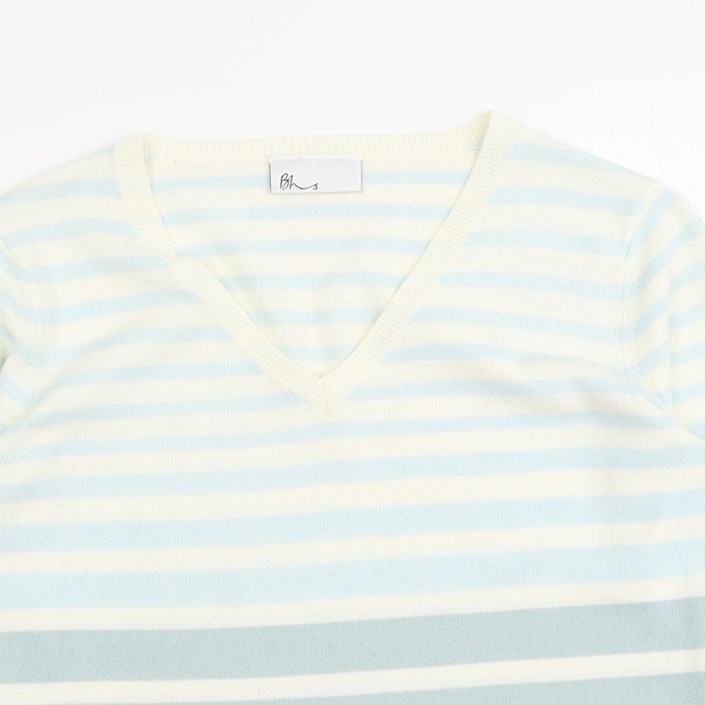 Womens UK Size 10 BHS Multicoloured Pullover Jumper