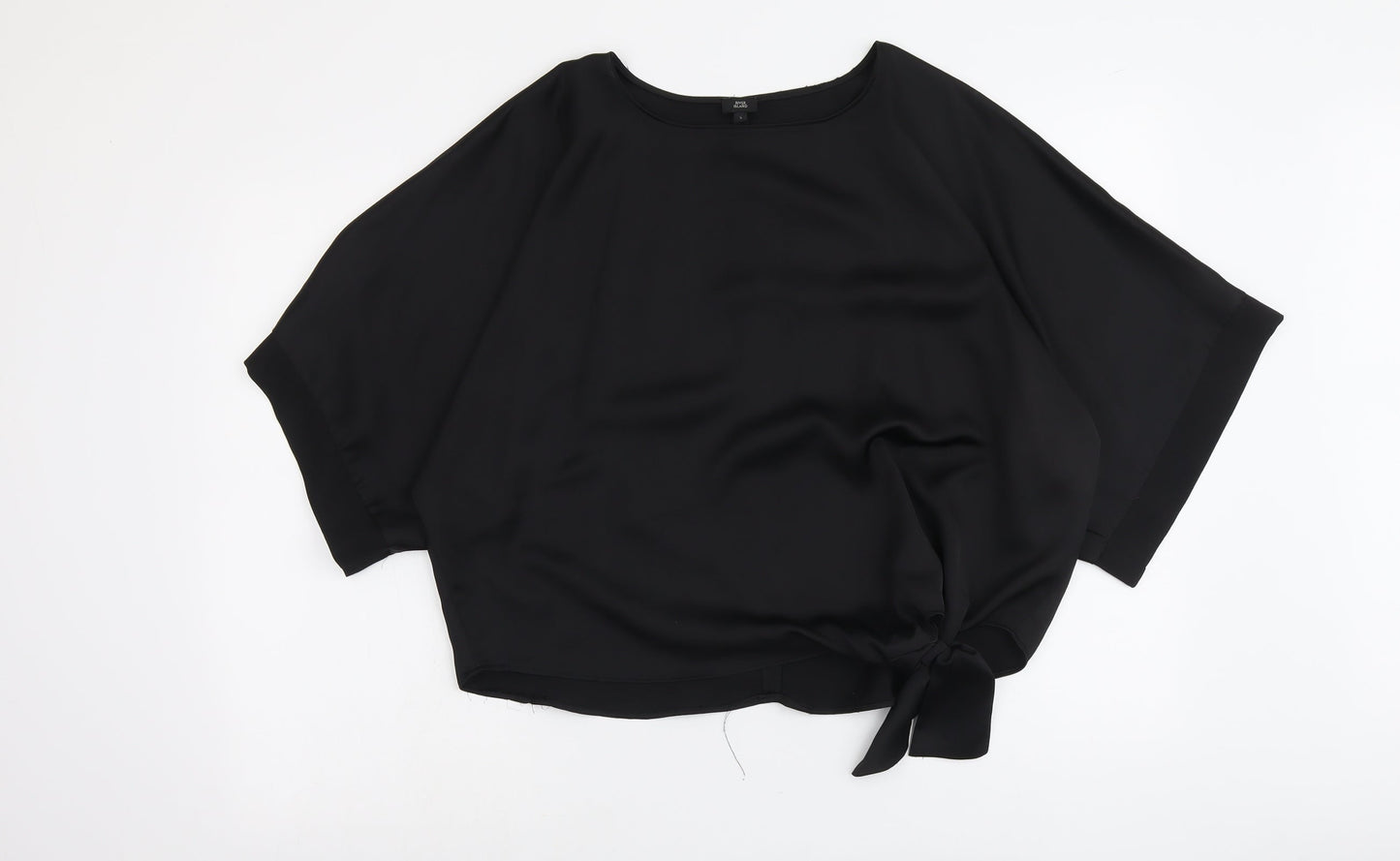 Womens UK Size S River Island Black Basic Blouse