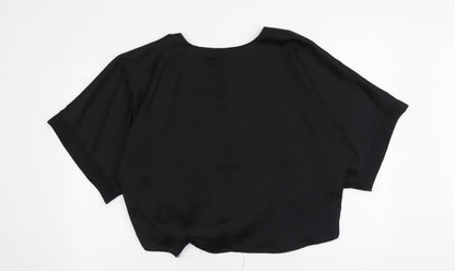 Womens UK Size S River Island Black Basic Blouse