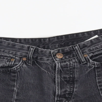 H&M Womens Grey Cotton Cut-Off Shorts Size 28 in L3 in Regular Button