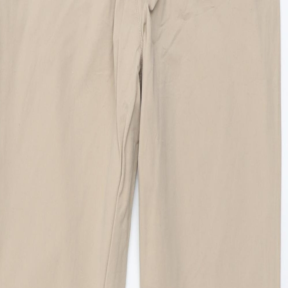 Womens UK Size 8 H&M Regular Fit Chino Beige Trousers