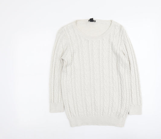 Womens UK Size S H&M Grey Pullover Jumper