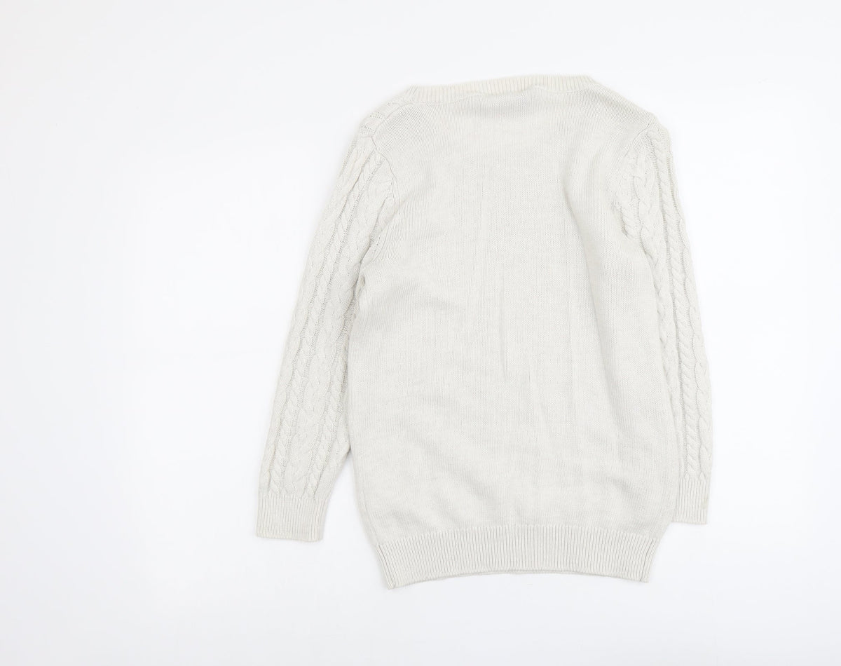 Womens UK Size S H&M Grey Pullover Jumper