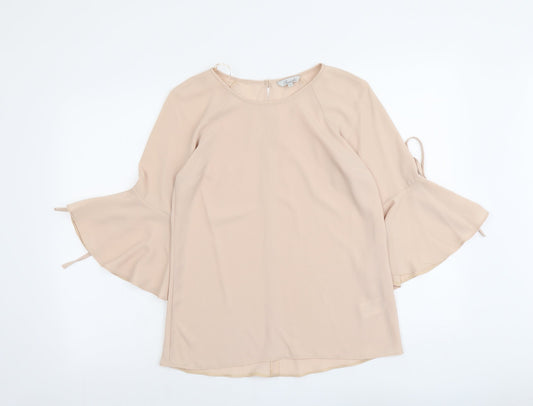 Womens UK Size 8 Peacocks Pink Basic Blouse