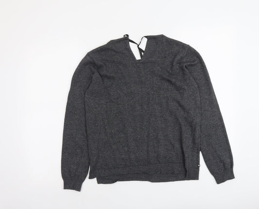 Womens UK Size 12 Papaya Grey Pullover Jumper