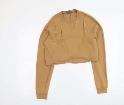 Womens UK Size L ASOS Beige Pullover Sweatshirt
