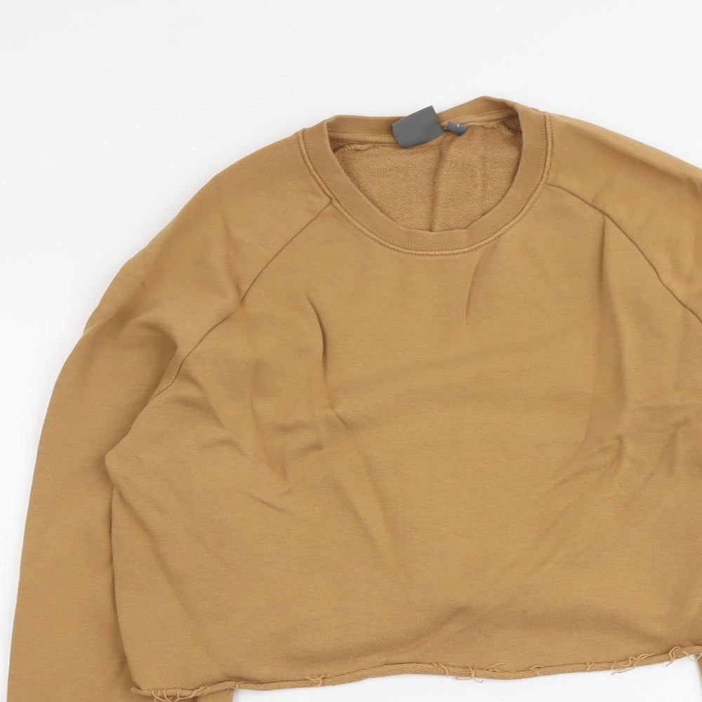 Womens UK Size L ASOS Beige Pullover Sweatshirt