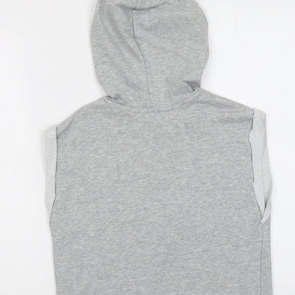H&M Womens Grey Cotton Pullover Hoodie Size XS Pullover