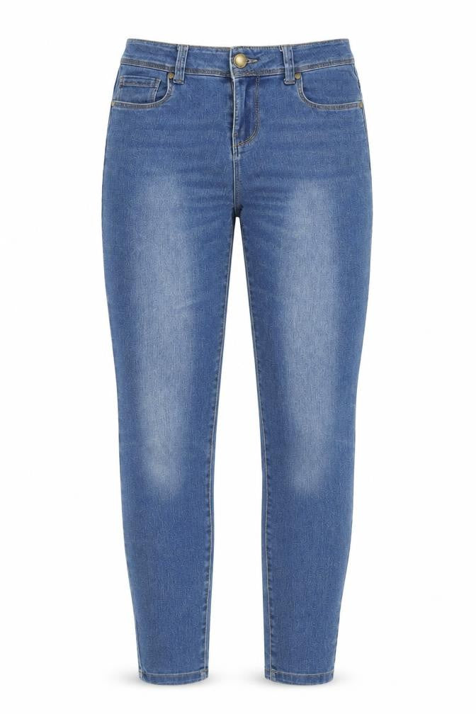 Womens UK Size 8 Denim & Co. Regular Fit Straight Blue Jeans