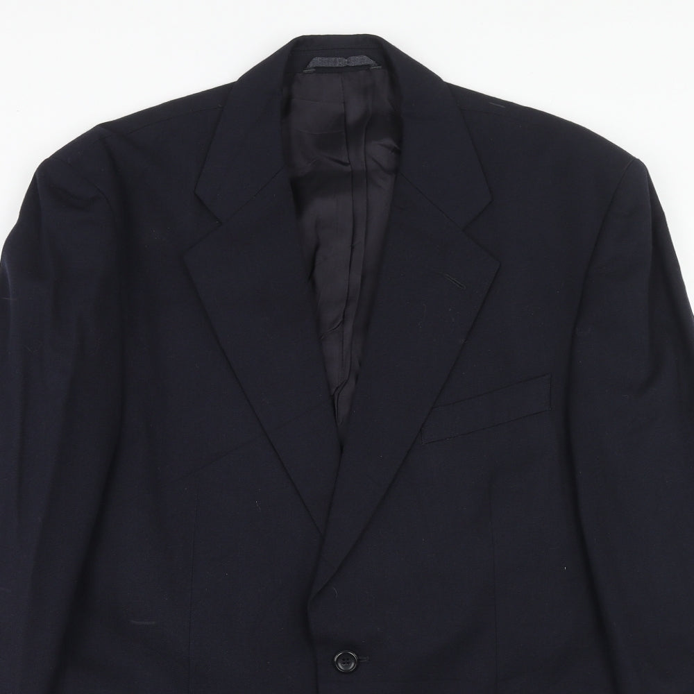 Mens UK Size 42 Chatsworth Regular Blue Suit Jacket