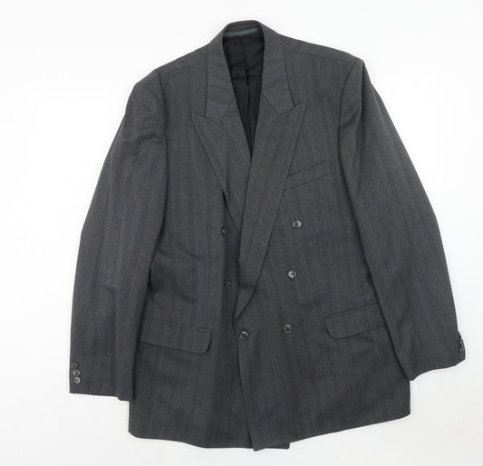 Mens UK Size 44 Turo Regular Grey Suit Jacket
