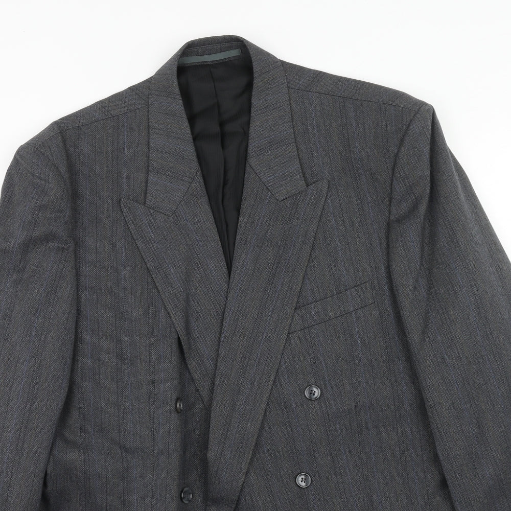 Mens UK Size 44 Turo Regular Grey Suit Jacket