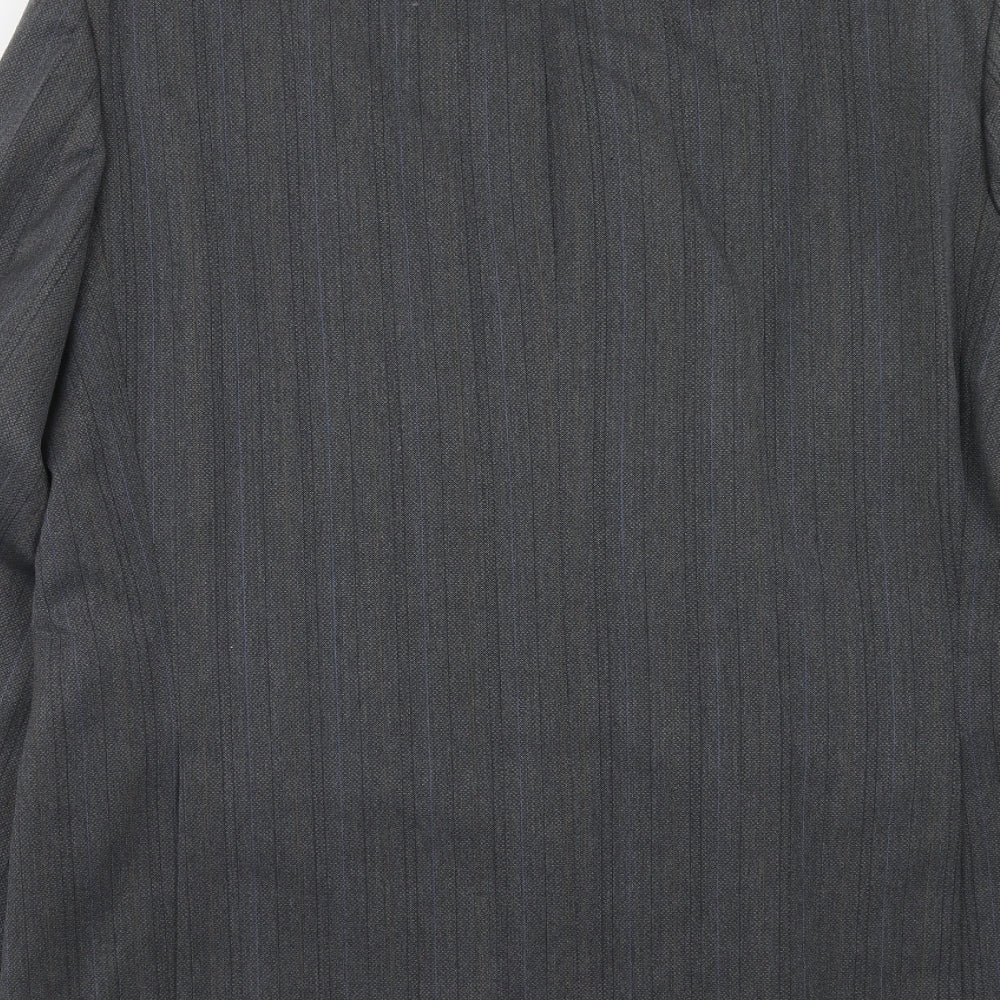 Mens UK Size 44 Turo Regular Grey Suit Jacket
