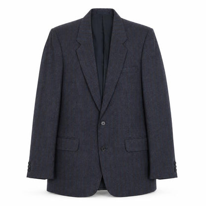 Guy Warwick Mens Blue Striped Wool Jacket Suit Jacket Size 40 Regular
