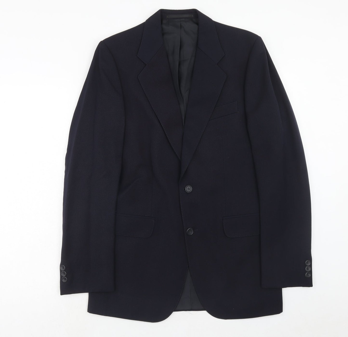 Bradley knipe Mens Blue Wool Jacket Suit Jacket Size 36 Regular