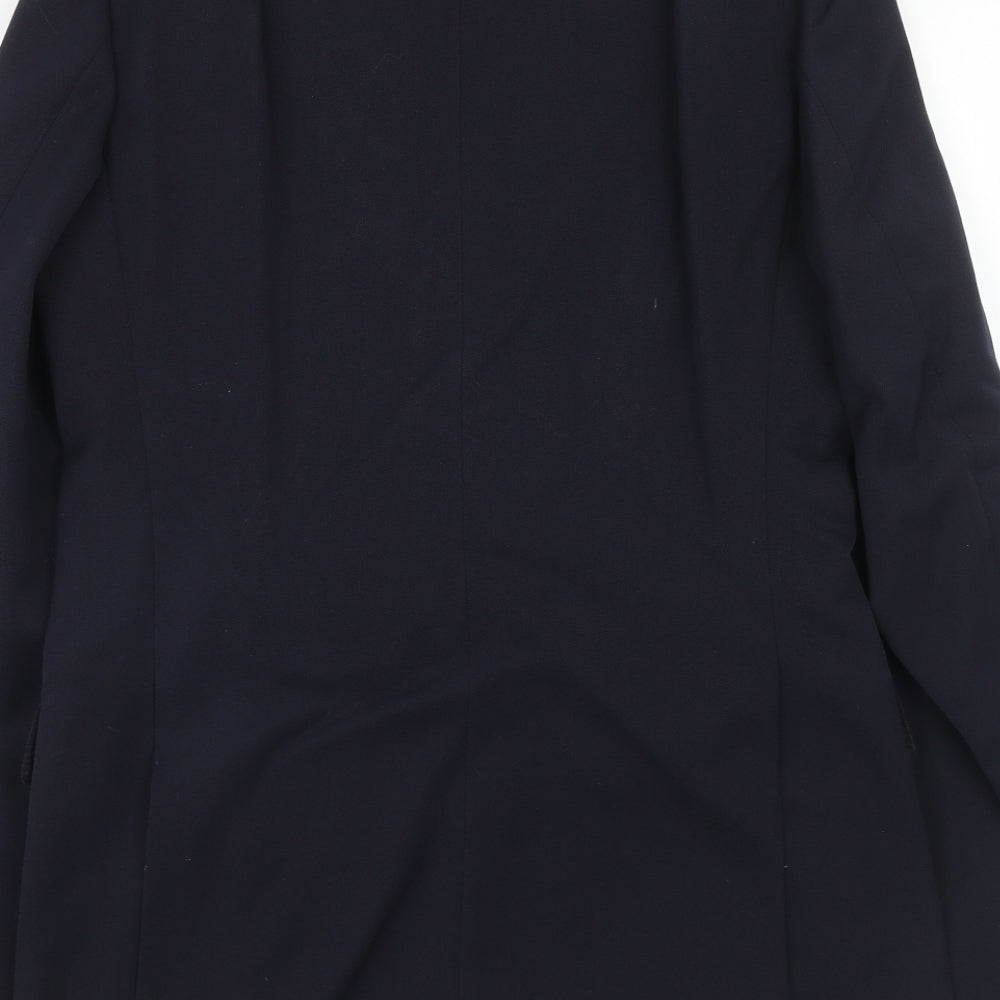 Bradley knipe Mens Blue Wool Jacket Suit Jacket Size 36 Regular