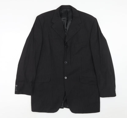 Mens UK Size 40 Gibson Regular Black Suit Jacket