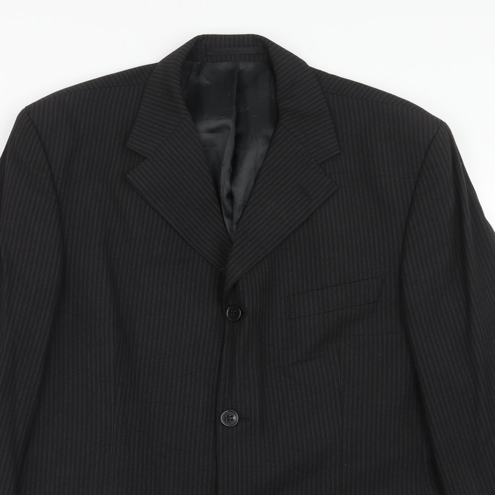Mens UK Size 40 Gibson Regular Black Suit Jacket