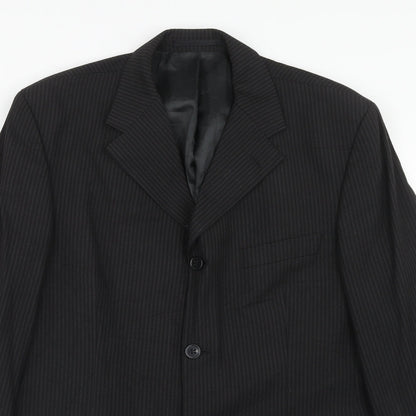 Mens UK Size 40 Gibson Regular Black Suit Jacket