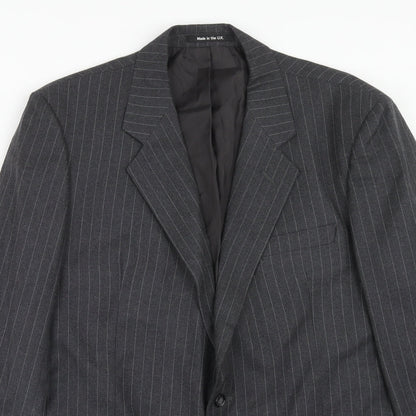 Mens UK Size 42 Marks and Spencer Regular Grey Suit Jacket