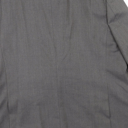 Mens UK Size 46 Simon Taylor Regular Grey Suit Jacket