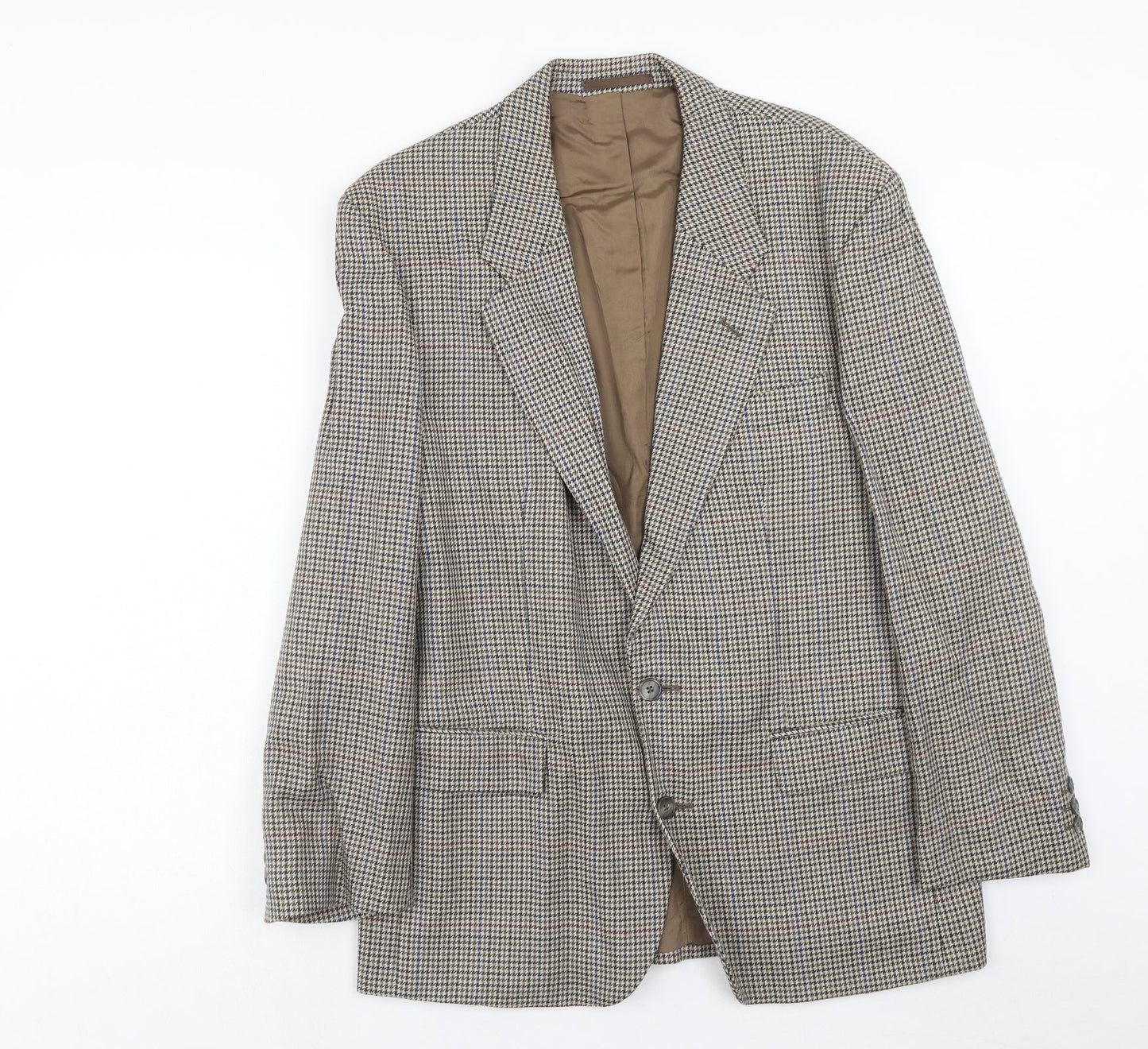 Mens UK Size 40 Classic Regular Brown Suit Jacket