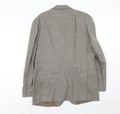 Mens UK Size 40 Classic Regular Brown Suit Jacket