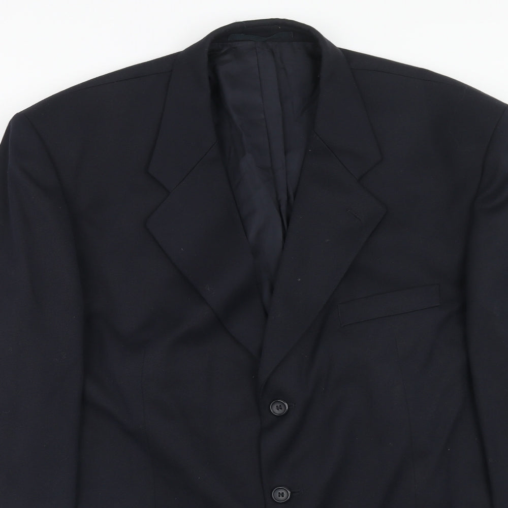Mens UK Size 44 Burton Regular Blue Suit Jacket