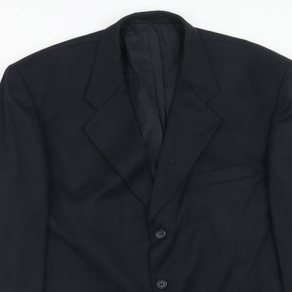 Mens UK Size 44 Burton Regular Blue Suit Jacket