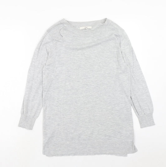 Womens UK Size 12 NEXT Grey Pullover Jumper