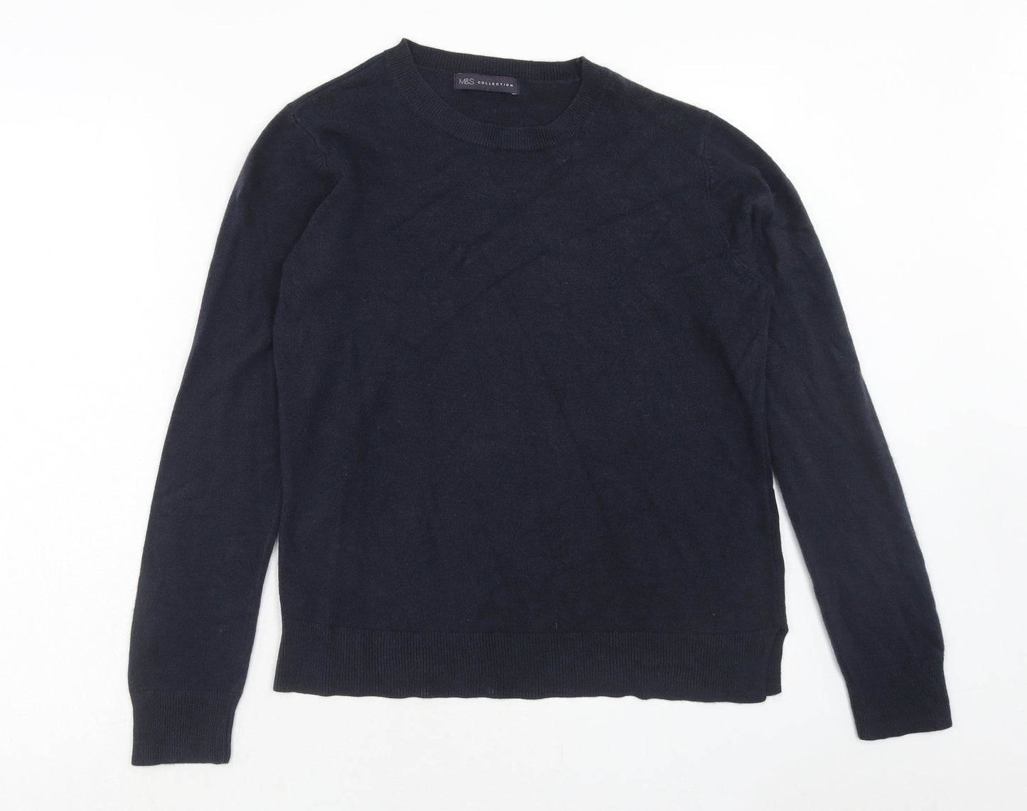 Womens UK Size 14 Marks and Spencer Blue Pullover Jumper