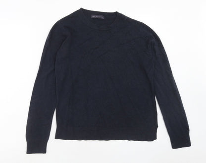 Womens UK Size 14 Marks and Spencer Blue Pullover Jumper