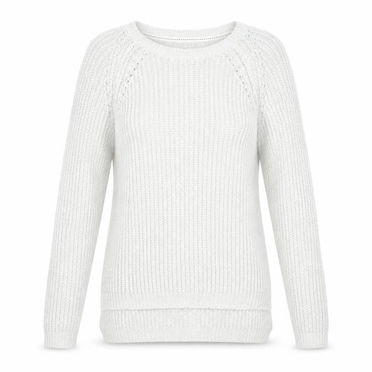 Womens UK Size S Papaya Grey Pullover Jumper
