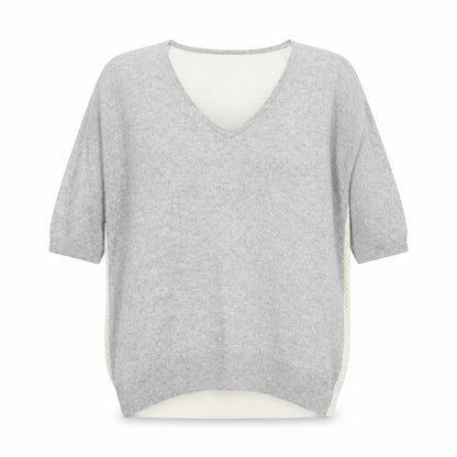 Womens UK Size 10 Topshop Grey Pullover Jumper