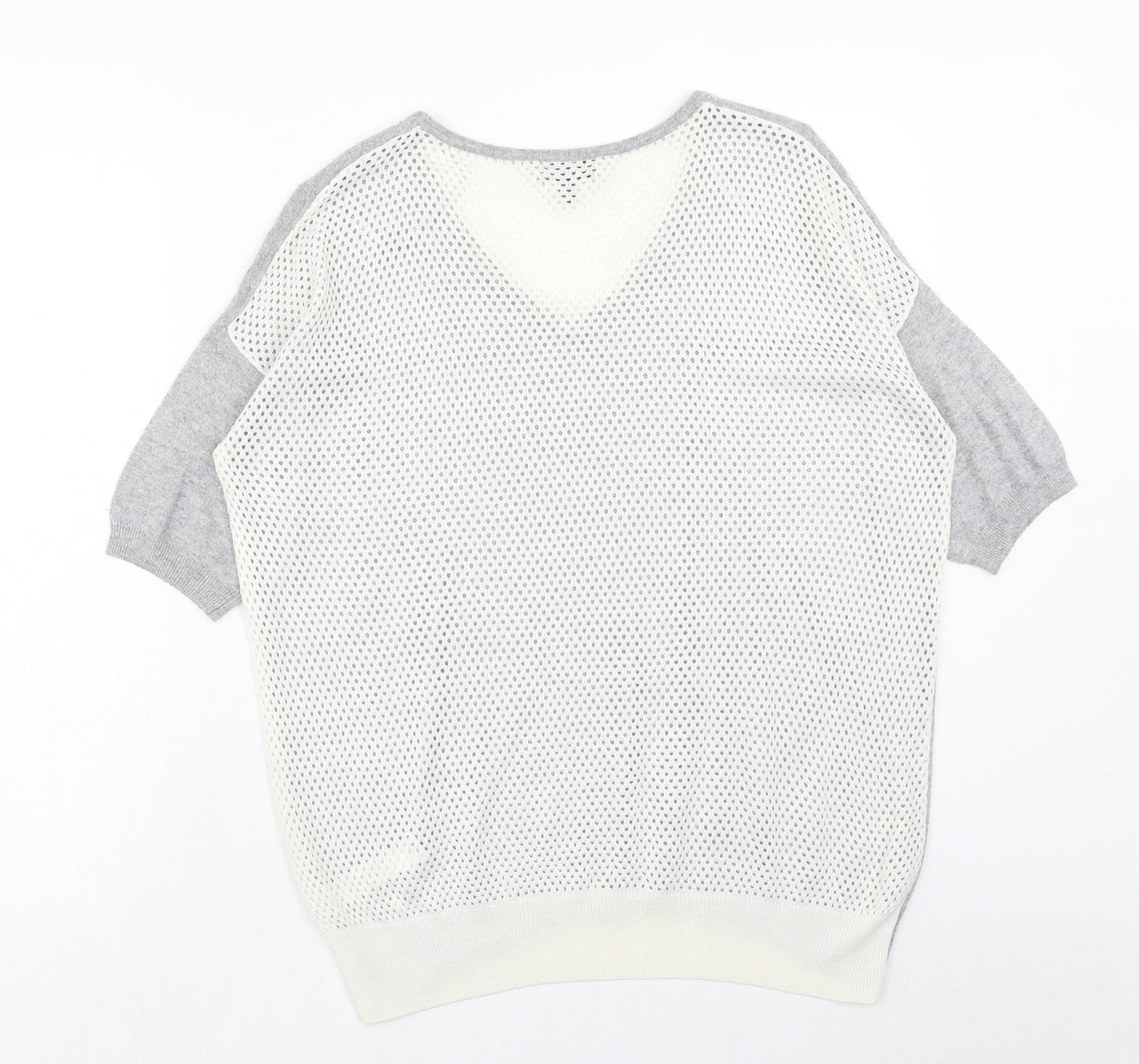 Womens UK Size 10 Topshop Grey Pullover Jumper